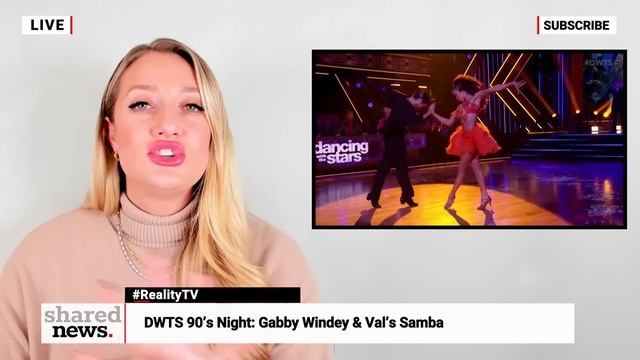 Bachelorette Gabby Windey and Val's PERFECT Samba - Dancing With the Stars 90's Night Performance смотреть онлайн