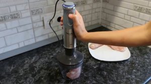 Приготовление куриного фарша с помощью блендера Moulinex DD65C