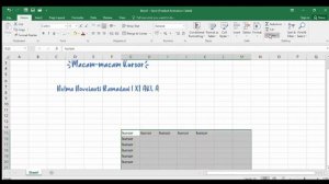 Macam-macam dan Fungsi Kursor pada Microsoft Excel | Komputer Akuntansi