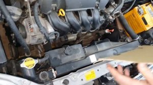 Утепляем ДВС , ТOYOTA COROLLA NZE 121 , ,2001 года .
