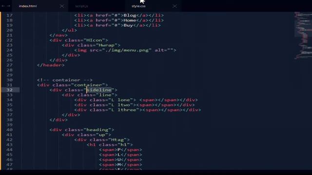 animated landing page design using html css & gsap || gsap animation