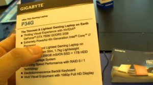 Gigabyte P34 - Dünnstes und leichtestes Gaming Notebook