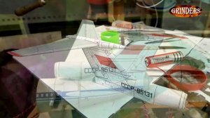 Ту-154 из бумаги Tu-154 papercraft 1:100