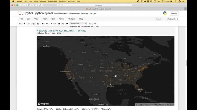 Python 3D Maps with pydeck