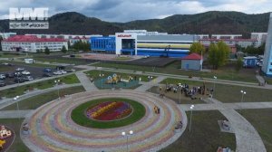 Детская площадка спортивный комплекс Звездный Междуреченск с высоты