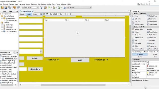 #17 Java + Oracle ::: Print JTable Values using Printer in Java oracle смотреть онлайн