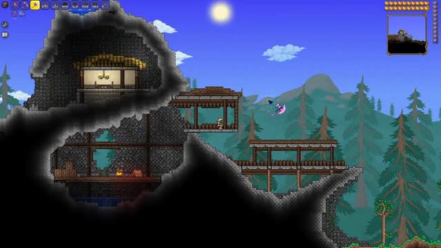 Building in terraria :0 Rest in peace leinfors