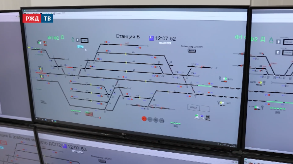 Моделирование управления движением поездов || Рабочий момент | РЖД ТВ