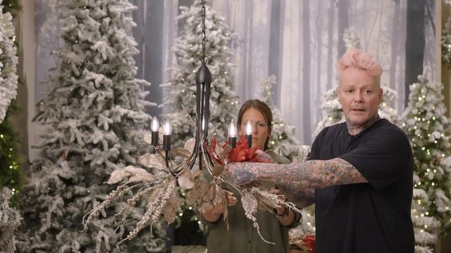 How To Decorate: a Christmas Chandelier (PART 1/3) смотреть онлайн