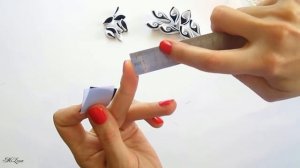Резинки канзаши, МК / DIY Scrunchy with Kanzashi flower / Black & White Ribbon Flowers