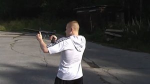 Пейнтбол испытание нового оружия 2012.