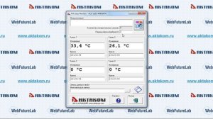 Демонстрация работы приложения AKTAKOM ATE Easy Monitor