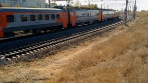 ЭП3Д-0013  Электричка 6708/6707 Шпалопропитка - аэропорт Гумрак