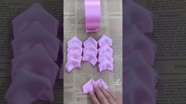 Волшебные цветы из лент /  Ribbon flowers