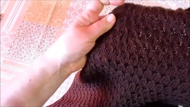 Юбка  ШОКОЛАДКА ГОТОВА. Вязание спицами. ЧАСТЬ 4 (заключительная)