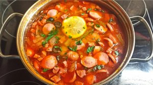 Простой рецепт Сборной Мясной солянки (Суп). Самый Вкусный суп!