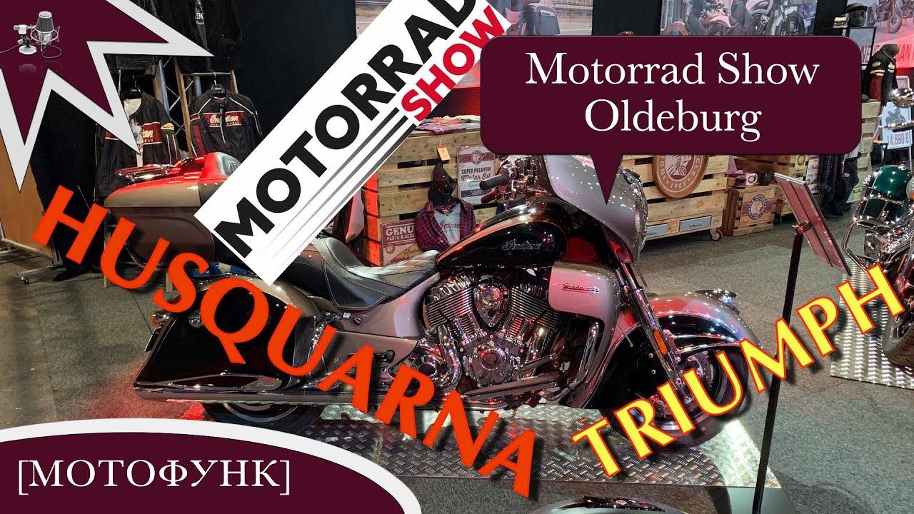 MV124 - Triumph, Husquarna. Motorrad Show Oldenburg