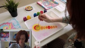 Рисуем на воде перо жар птицы. Древняя методика рисования не похожая на акварель
