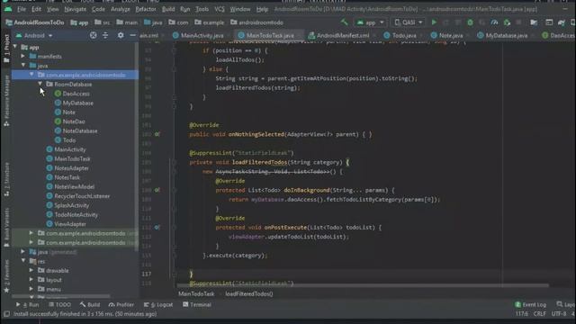 How to create TO DO list app in Android Studio JAVA with CRUD implementation.