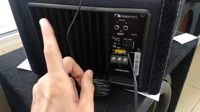 Активный сабвуфер Nakamichi NBS210A смотреть онлайн