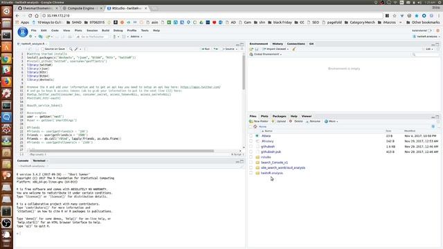 R Studio Server VM on Google Cloud and Sync SSH Github repo with New Project Version Control смотреть онлайн