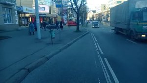 Калининград. Автобус 5 от ост. "Ул. Энгельса" до "Ул. Багратиона"
