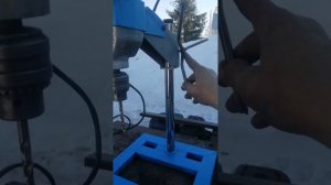 Супер самоделка,сверлильный станок из старой дрели