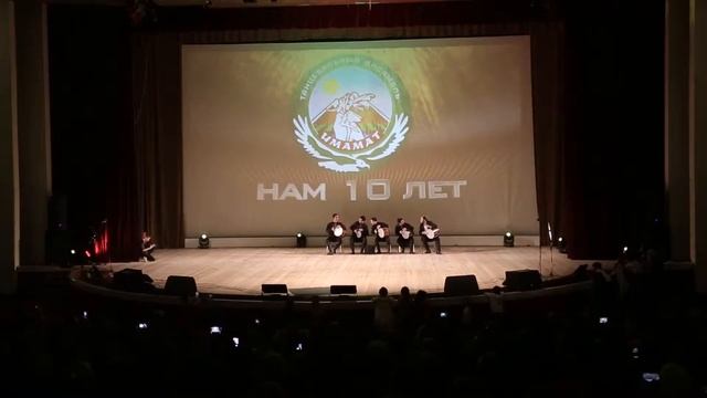 Номер с барабанами Ансамбль Имамат 2018