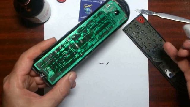 Если плохо работает дистанционный пульт. Чистка смотреть онлайн