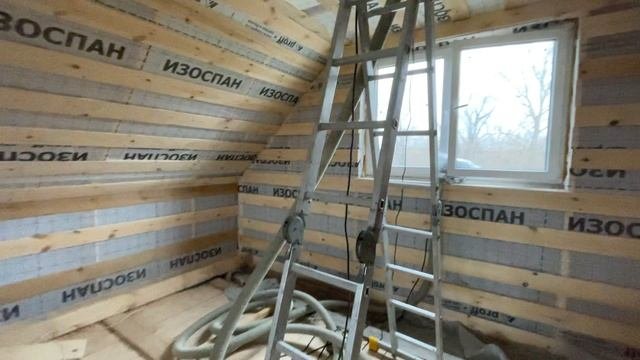 Эковата утепление мансарды