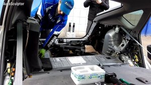 Приус - батарея отказалась жить. Что делать с ВВБ? Как разобрать? Toyota Prius - ошибка гибрида. 20