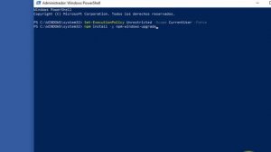 Cómo actualizar con PowerShell NPM en Windows 10