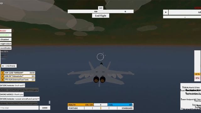 Carrier Ops in Neo-Warfare X (Roblox) смотреть онлайн