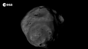 Phobos moon of Mars 360 #ESA