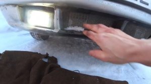 ФСО 192w в 2 этажа через реле, дальний и кнопку +страб на ВАЗ 2110