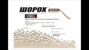 Микрофон для систем видеонаблюдения Шорох-8 с АРУ