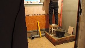 Ванная комната каркасного дома из ЛСТК