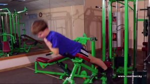 Детские силовые тренажеры - спортивный комплекс для спортзала от LEGENDGYM. CHILDREN gym equipment