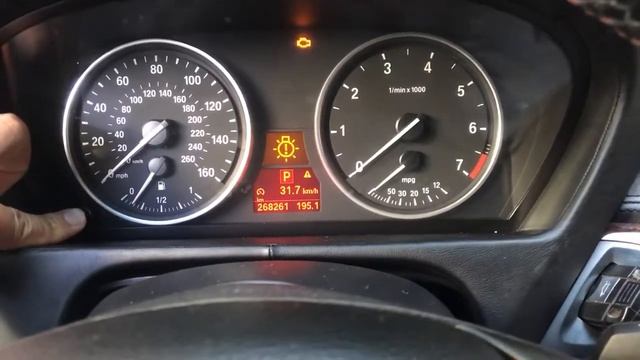 E70 BMW X5 сброс сервисного интервала