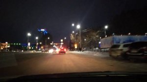 Ночной Нефтекамск.