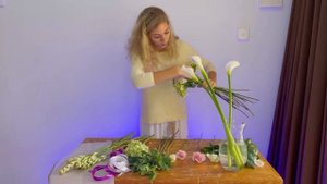 Уроки флористики для начинающих. Букет недели 2