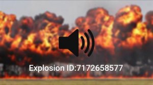 Explosion Roblox sound id