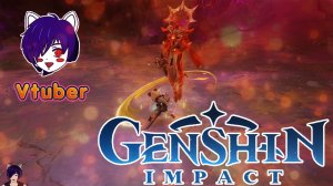 Прохождение Genshin Impact  _ Подойдите к черному туману Победите чтеца бездны