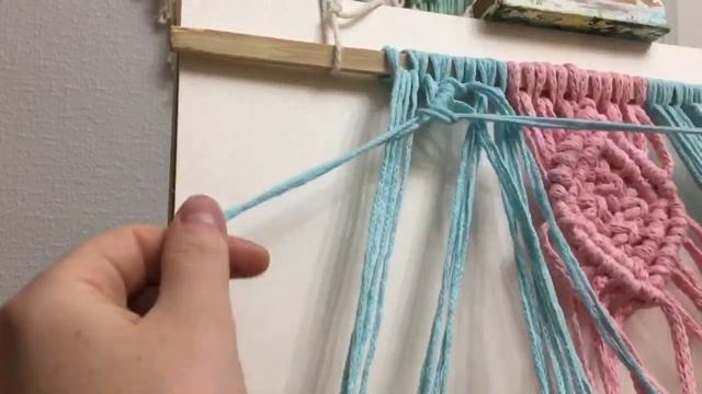 Макраме. Как сплести пано на стену смотреть онлайн