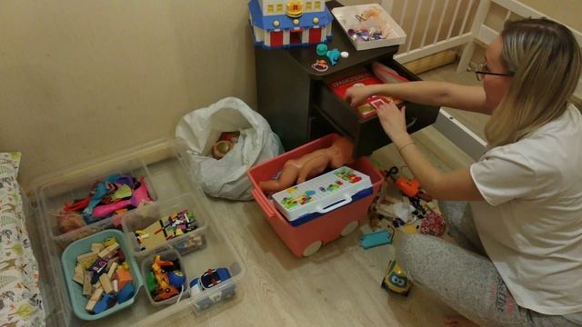 КАК ОБУСТРОИЛИ ДЕТСКУЮ КОМНАТУ В ОДНУШКЕ/МОТИВАЦИЯ НА УБОРКУ/РАСХЛАМЛЕНИЕ ИГРУШЕК смотреть онлайн