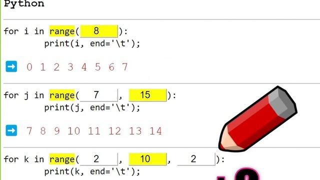 Python: for i in range(...) 教學 смотреть онлайн