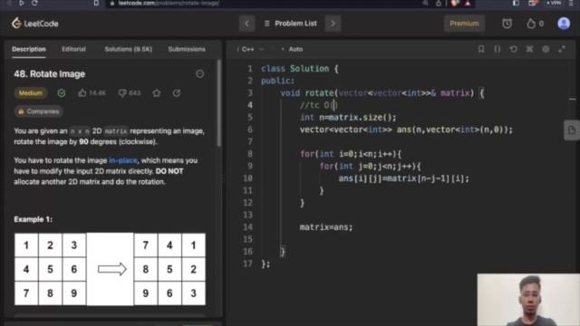Rotate Image Leetcode | Rotate Matrix Striver SDE Sheet day 2 | Click and Code смотреть онлайн