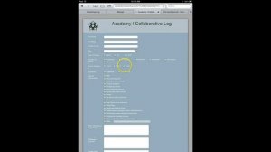 Collaborative Log on iPad with Internet Connectivity
