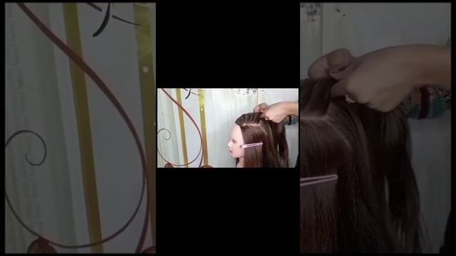 very easy daily hairstyle for teenagers ❤️? смотреть онлайн