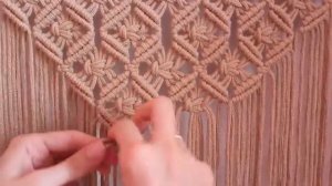 Tutorial Macrame Wall Hanging exclusive by MACRAMESSAGE  Easy DIY_[360p].mp4